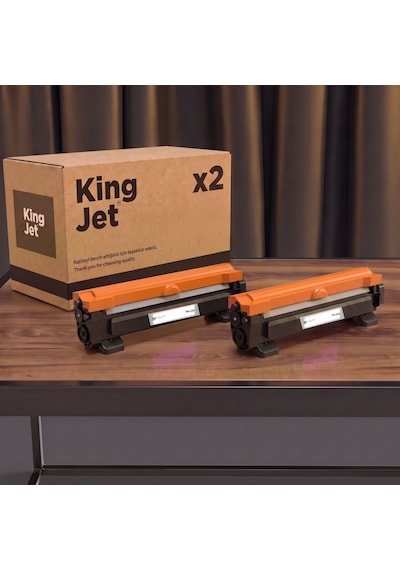 Kingjet Brother Uyumlu  Tn-114 Standart Kapasiteli 2'li Paket Uyumlu  Toner Dcp-1200