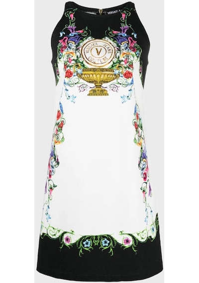 Versace Jeans Couture Bayan Elbise 74hao95p Es058l54 G03 Beyaz