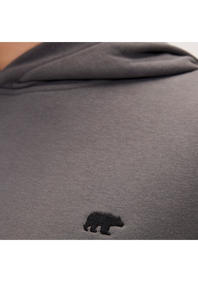 Bad Bear Drake Hoodie Os Asphalt Erkek Gri Kapüşonlu Sweatshirt 001