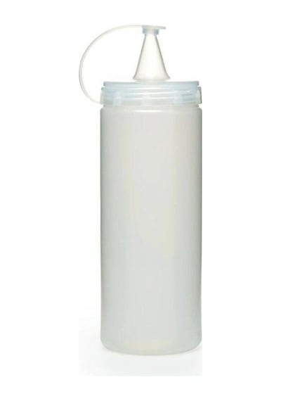 Biishe Şeffaf Kapaklı Sızdırmaz Yağlık Sosluk Şişesi Plastik Yağdanlık 400 Ml Ap-9028 Çok Renkli