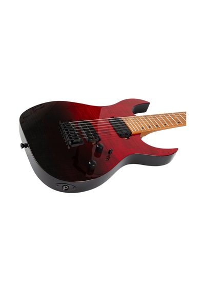 Spira S-457 Trd 7 Telli Elektro Gitar Kırmızı Siyah