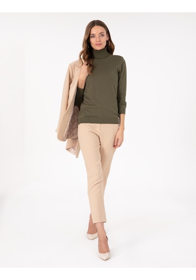 Pierre Cardin Kadın Haki Kazak /triko 50300786-vr027 Haki