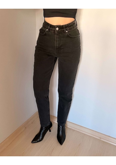 Siyah Dlv Mom Jean Siyah