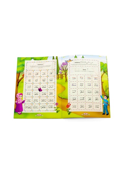 Neşeli Elifbâ Seti 1 Çocuk Elifbâsı Dini Eğitici Kitap