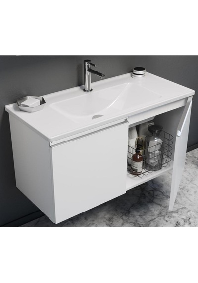Orka Terme 100 Cm Mdf Kaşmir Banyo Dolabı Takımı Çok Renkli Orka Terme 100 Cm Mdf Kaşmir Banyo Dolabı Takımı Çok Renkli