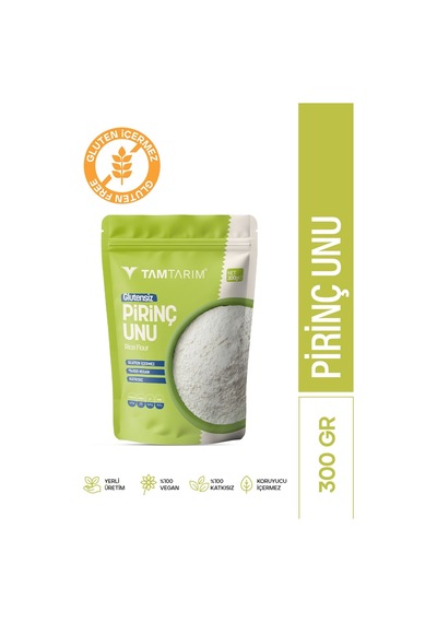 Tam Tarım Glutensiz Pirinç Unu 300 G