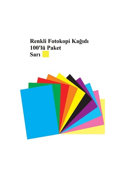 Karmaofis Sarı Fotokopi Kağıdı 100'lü