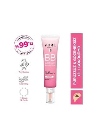 Bb Cream Spf50 Pa+++ 01 Ivory 30ml Ivory