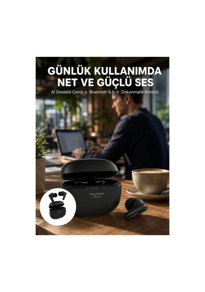 Akıllı Çeviri Destekli Bluetooth Kulaklık Profesyonel Ses Deneyimi Yeni Nesil Diğer