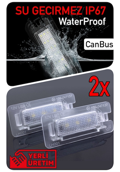 Bmw 5 Serisi E39 E60 E61 1995-2010 Canbus Led Plaka Aydınlatma Ledi Lambası