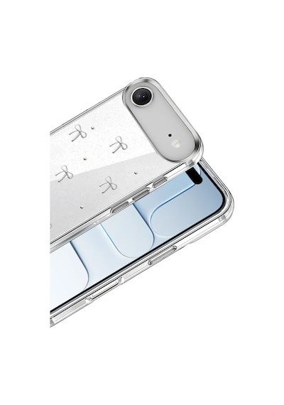 Apple iPhone Uyumlu  17 Air Uyumlu Fiyonk Desenli Kapak - Desen 5