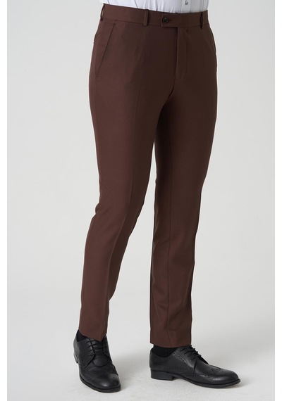 White Stone Almada P1027 Slim Fit Kumaş Pantolon Vizon Vizon