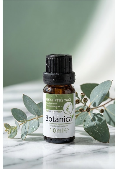 Botanica %100 Saf Okaliptus Yağı Burun Tıkanıklığı Doğal Uçucu Bitkisel Aromaterapi 10 Ml 10 ML