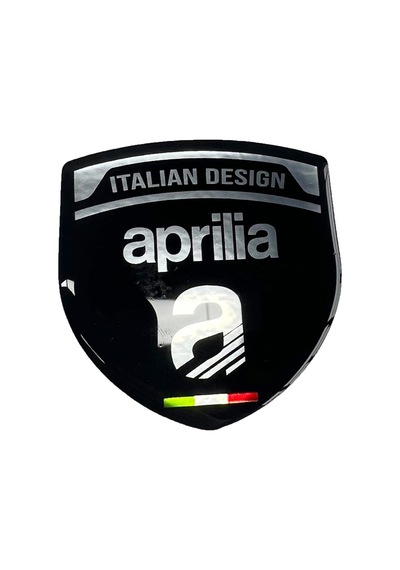 Aprilia 3d Gümüş Arma Sticker Redlinegrafik