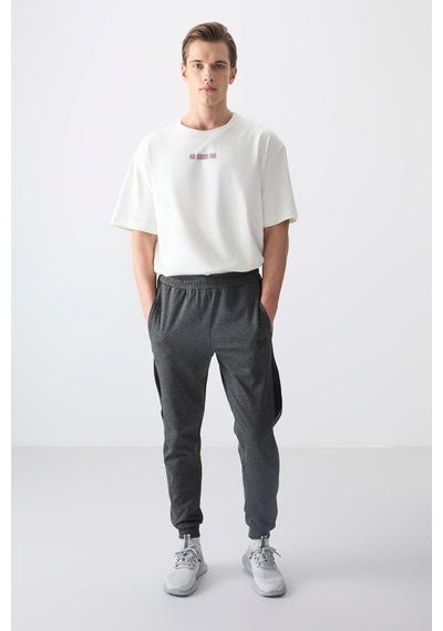 Tommy Life Antrasıt Melanj Yüzeyi Dokulu Standart Fit Nakışlı Erkek Eşofman Alt - 82126 Antrasit - Melanj Tommy Life Antrasıt Melanj Yüzeyi Dokulu Standart Fit Nakışlı Erkek Eşofman Alt - 82126 Antrasit - Melanj
