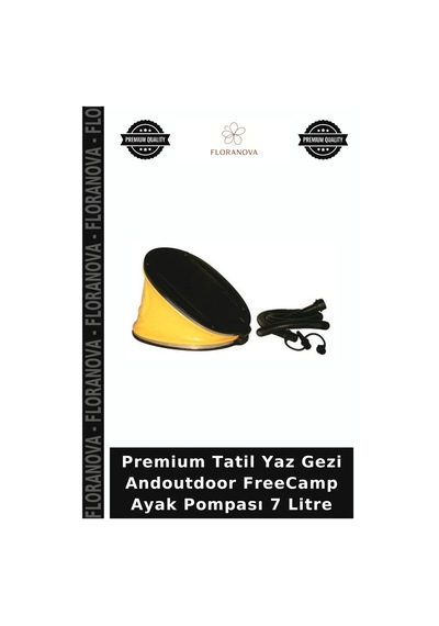 Premium Tatil Yaz Gezi Andoutdoor Freecamp Ayak Pompası 7 Litre Standart