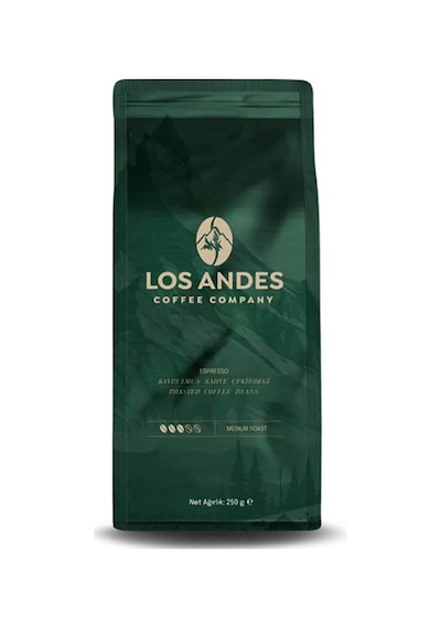 Los Andes Espresso Arabica Çekirdek Kahve 250 G Çekirdek
