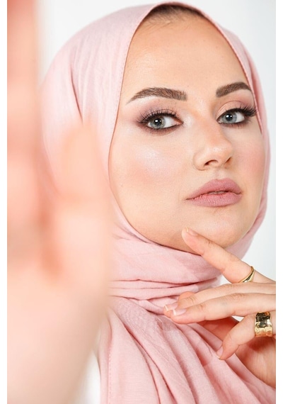 Harem Scarf Amor Şal - Pudra Pudra