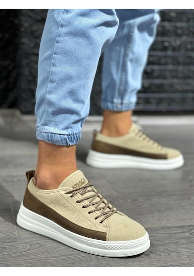 Knack Sneakers Ayakkabı 010 Vizon Süet Vizon