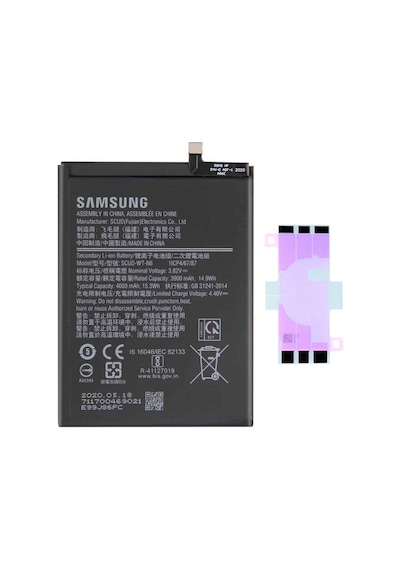 Samsung Uyumlu A10s A107f Batarya Pil Telefon Bataryası Pil Bandı Yanında