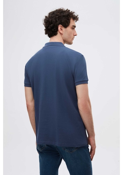D's Damat Ds Damat Regular Fit İndigo Pike Dokulu %100 Pamuk Kıvrılmaz Polo Yaka Nakışlı T-Shirt 4HC14ORT51000 İndigo D's Damat Ds Damat Regular Fit İndigo Pike Dokulu %100 Pamuk Kıvrılmaz Polo Yaka Nakışlı T-Shirt 4HC14ORT51000 İndigo