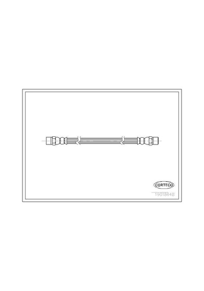 CORTECO 19018648 Fren Hortumu Arka Bmw 02 E10 1600 Tı 66-