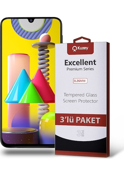 Samsung Uyumlu Galaxy M31 Ekran Koruyucu Cam 3 Adet Ekonomik Paket (552805962) 20 Tl Fark Ile Apple  iPhone Hızlı Şarj Kablosu