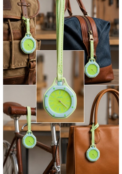 Boyol Pop Çanta Charm Unisex Aksesuar Saat D-sport Yeşil D-404