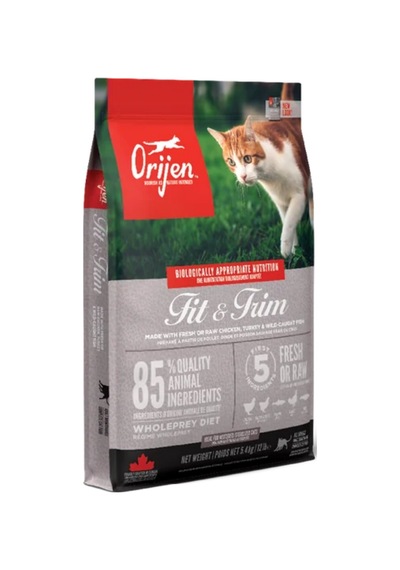 Orijen Fıt & Trım Kilo Kontrolü Tahılsız Yetişkin Kedi Maması 5,4kg