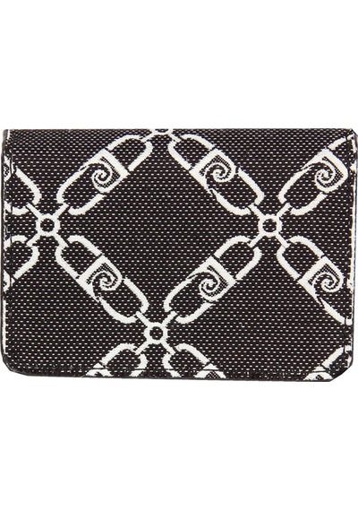 Pierre Cardin 06pc24k608 Kadın Cüzdan Siyah Melanj Zincir Kanvas