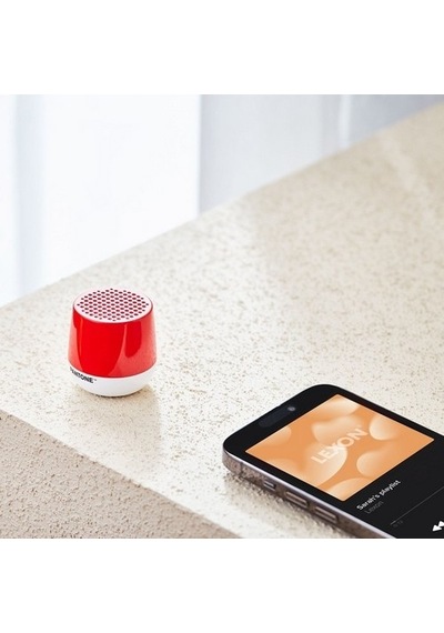 Lexon X Pantone Mino + Bluetooth Hoparlör Kırmızı