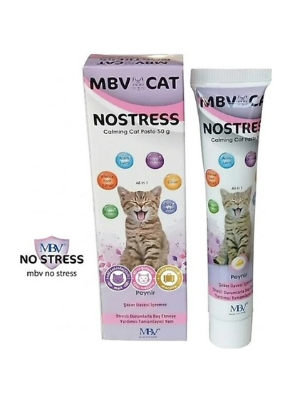 Mbv No-stress Pasta 50 G Kedi Sakinleştirici & Tüy Yumağı Önleyici L-triptofan & Bitkisel Sakinlik