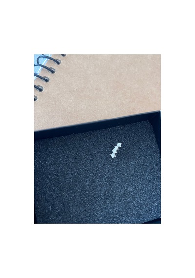 Taşlı Piercing Gümüş