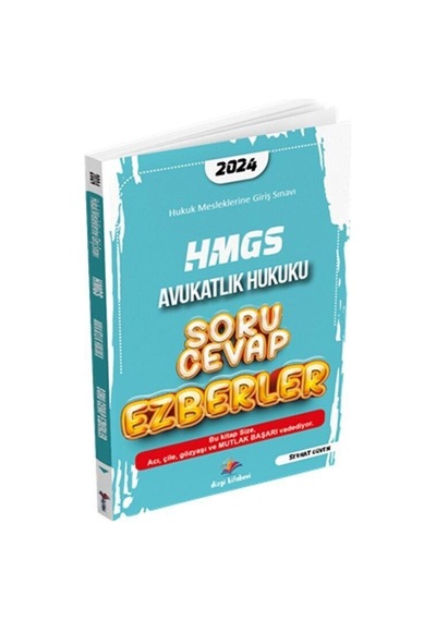 2024 Hmgs Avukatlık Hukuku Soru Cevap Ezberler Dizgi Kitap