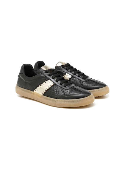 Sneaker Günlük Kadın Mar-25y-192-5100 John May Siyah-altın Siyah