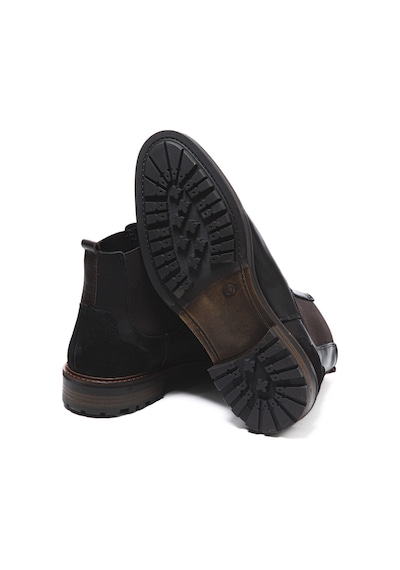 Bot Erkek 1124 005 Wk-john May Orkut Suede Black Siyah