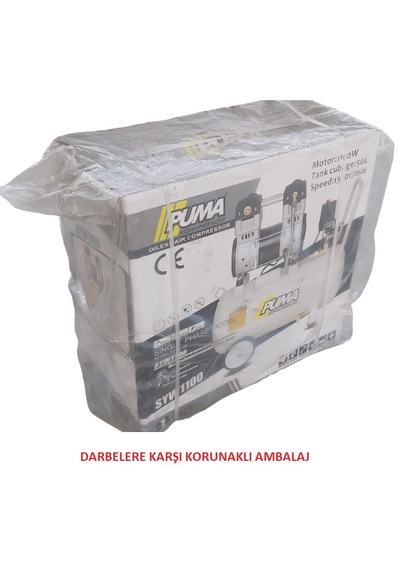 Puma PSLY50 1.5 M 50 L Yağsız Kompresör