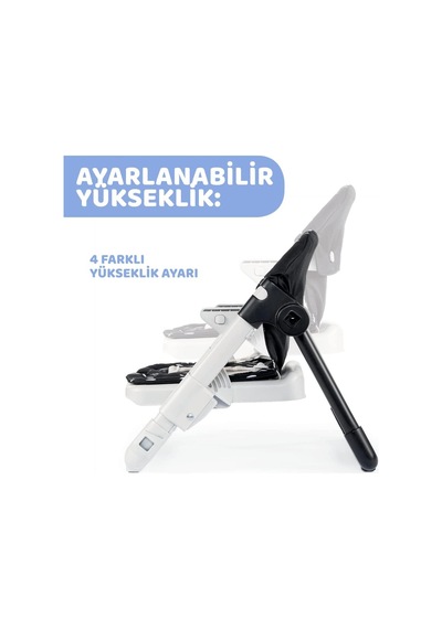 Chairy Yükseltici Mama Sandalyesi, Siyah