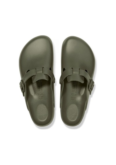 Birkenstock Boston Eva Önü Kapali Haki Erkek Terlik Haki