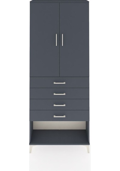 Arges Dolap 88x30x221 Antrasit-antrasit Antrasit