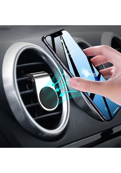 Telefon Tutacağı Araç İçi Kalorifer Destekli Mıknatıslı Telefon Tutacağı Cartextlfnsyte169-170 Siyah