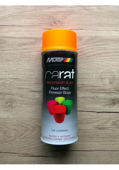Motip Carat Floresan Turuncu Sprey Boya 400 ML