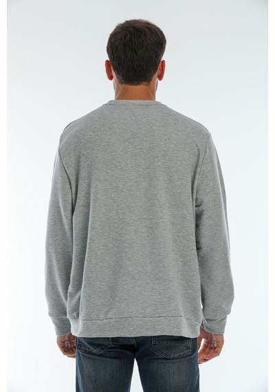 Süperlife Erkek Bisiklet Yaka Regular Fit Brooklyn Baskılı İnce Sweatshirt Spr22sw132 Gri Melanj Süperlife Erkek Bisiklet Yaka Regular Fit Brooklyn Baskılı İnce Sweatshirt Spr22sw132 Gri Melanj