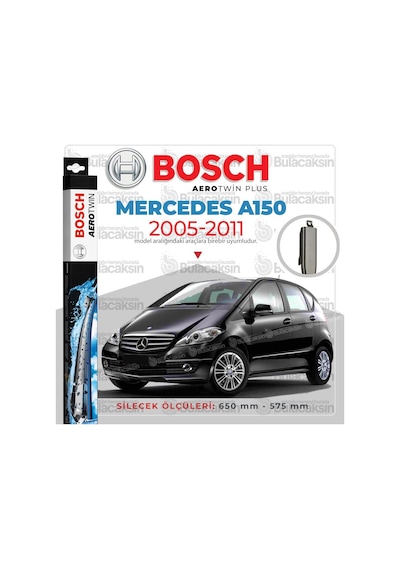 Mercedes A150 W169 Muz Silecek Takımı 2005-2011 Bosch Aerotwin