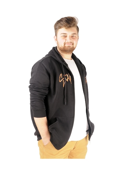 Mode Xl Erkek Sweat Kapşonlu Stay Wise 21518 Siyah 001