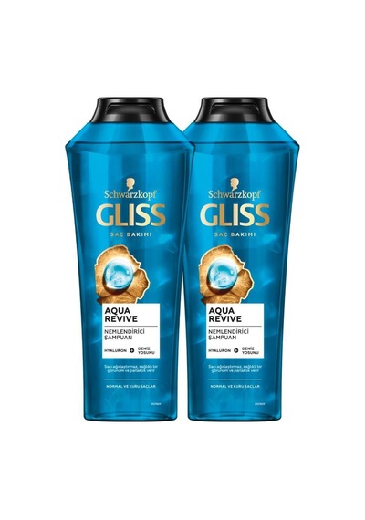 Aqua Revive Hyaluron Ve Deniz Yosunu Içeren Nemlendirici Şampuan 500 Ml X 2 Adet