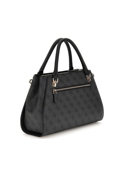 Anadela 3 Comp Satch Noelle Iı Luxury Satchel Coal Logo