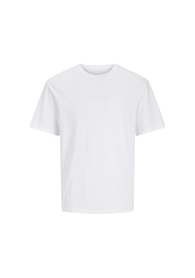 Jack & Jones Jjtaka Tee Ss Crew Neck Beyaz Renkli