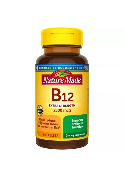 Nature Made Extra Strength B12 2500 Mcg 60 Tablets