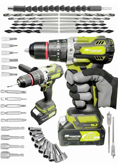 Schmıtzer 6lıset-s Set Pro 21v 43 Parça Şarjlı Hilti Matkap Somun Sökme Taşlama Dekupaj Dairesel Testere